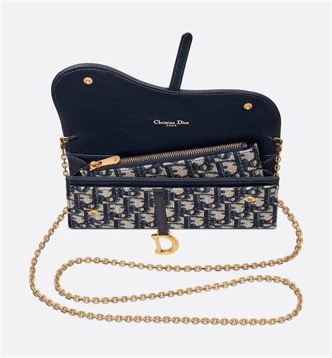 blue dior oblique jacquard ราคา|Long Saddle Wallet with Chain Blue Dior Oblique Jacquard .